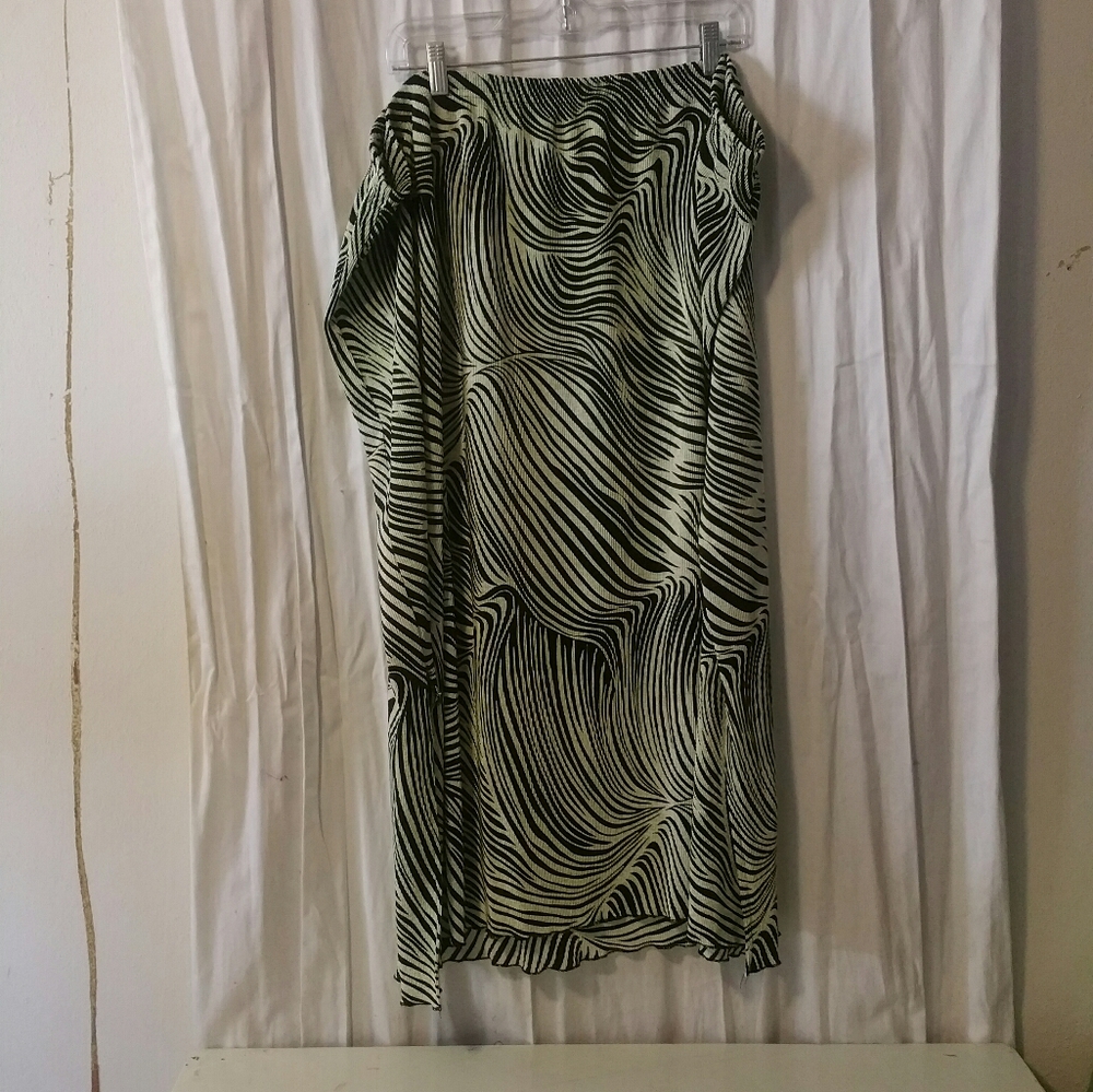 Textured Geometric Pattern Skirt, 4x